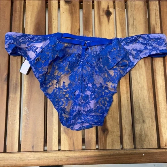 Victoria’s Secret Blue purple cheekini NWT new with tags - Picture 2 of 4